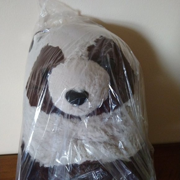Tan and Dark Brown Raccoon Stuffed Animal Plush New in Original Bag - Picture 2 of 5